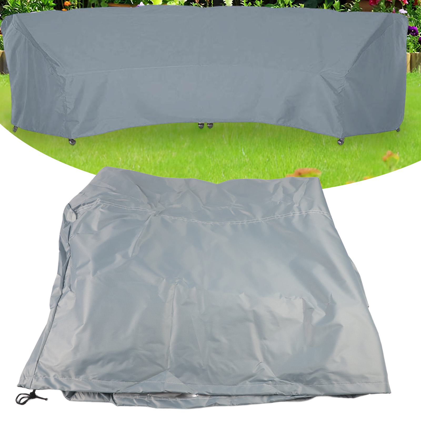 Outdoor Furniture Year Round - Geschwungener Sofabezug 210D Möbelabdeckung für Außenbereiche