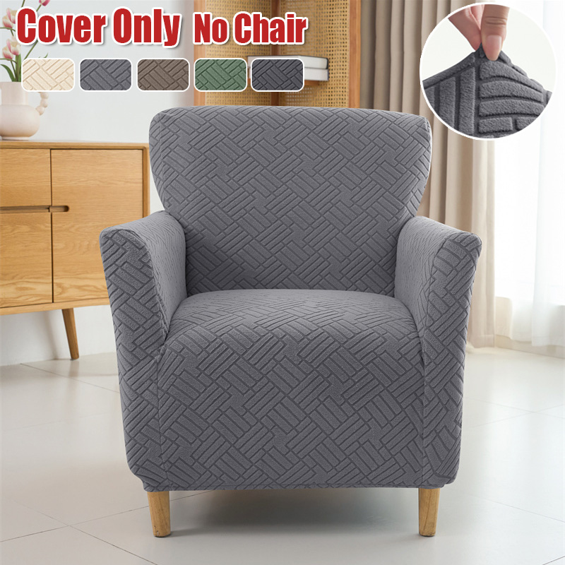 Outdoor Furniture Near Me - 1 Stück Jacquard-Sofabezug für Einzelsessel, dehnbarer,