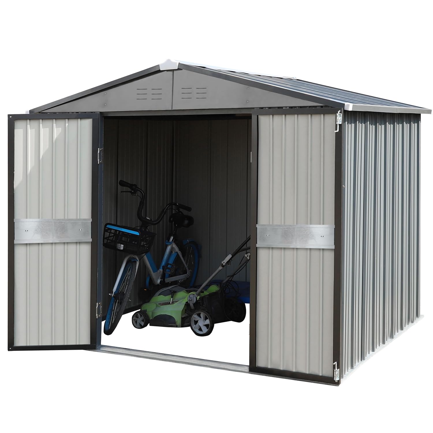 Outdoor Furniture With Storage - 10' x 10' Gartenhaus mit Doppeltüren,
