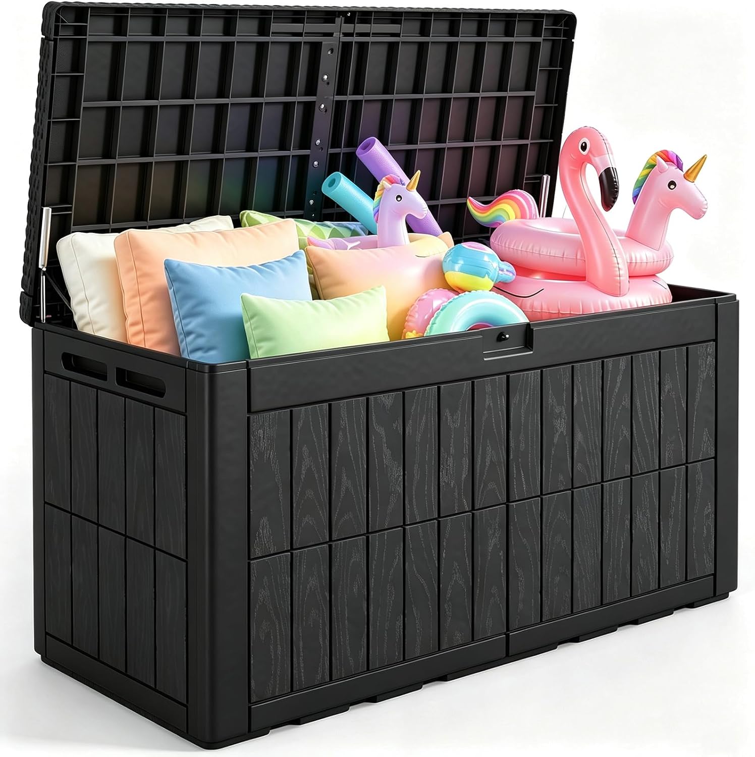 Outdoor Furniture With Storage - 120 Gallonen Große Outdoor-Aufbewahrungsbox mit wetterfester