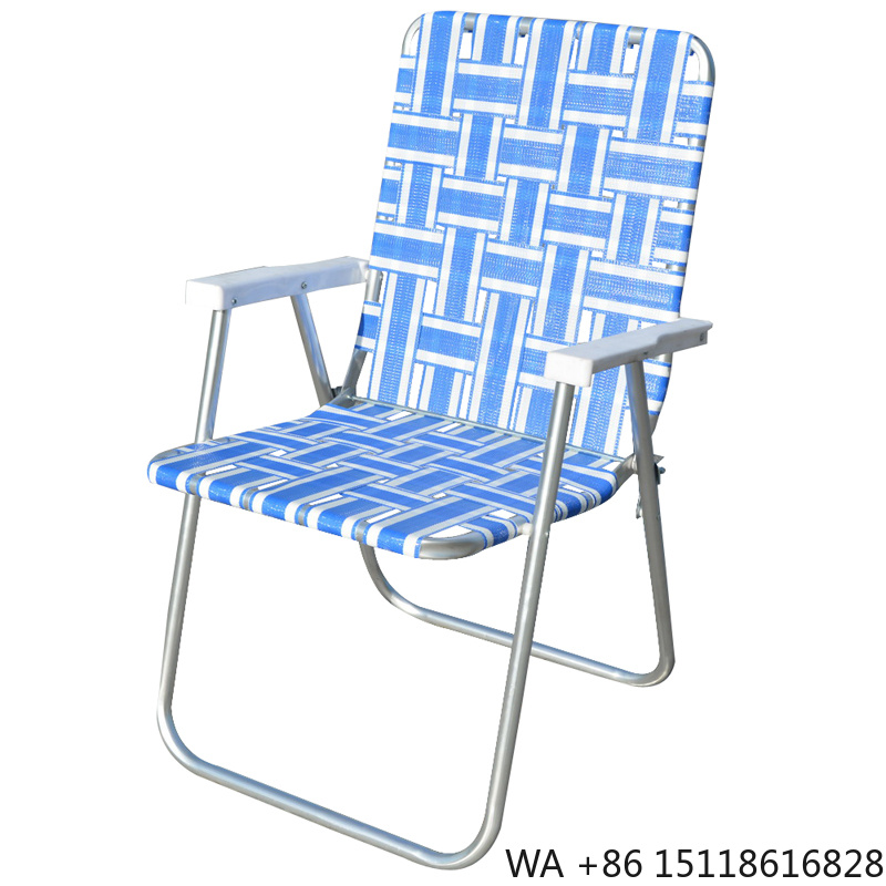 Outdoor Furniture For Patio - Klappbare Gartenstühle mit Netzrücken, Strand- und