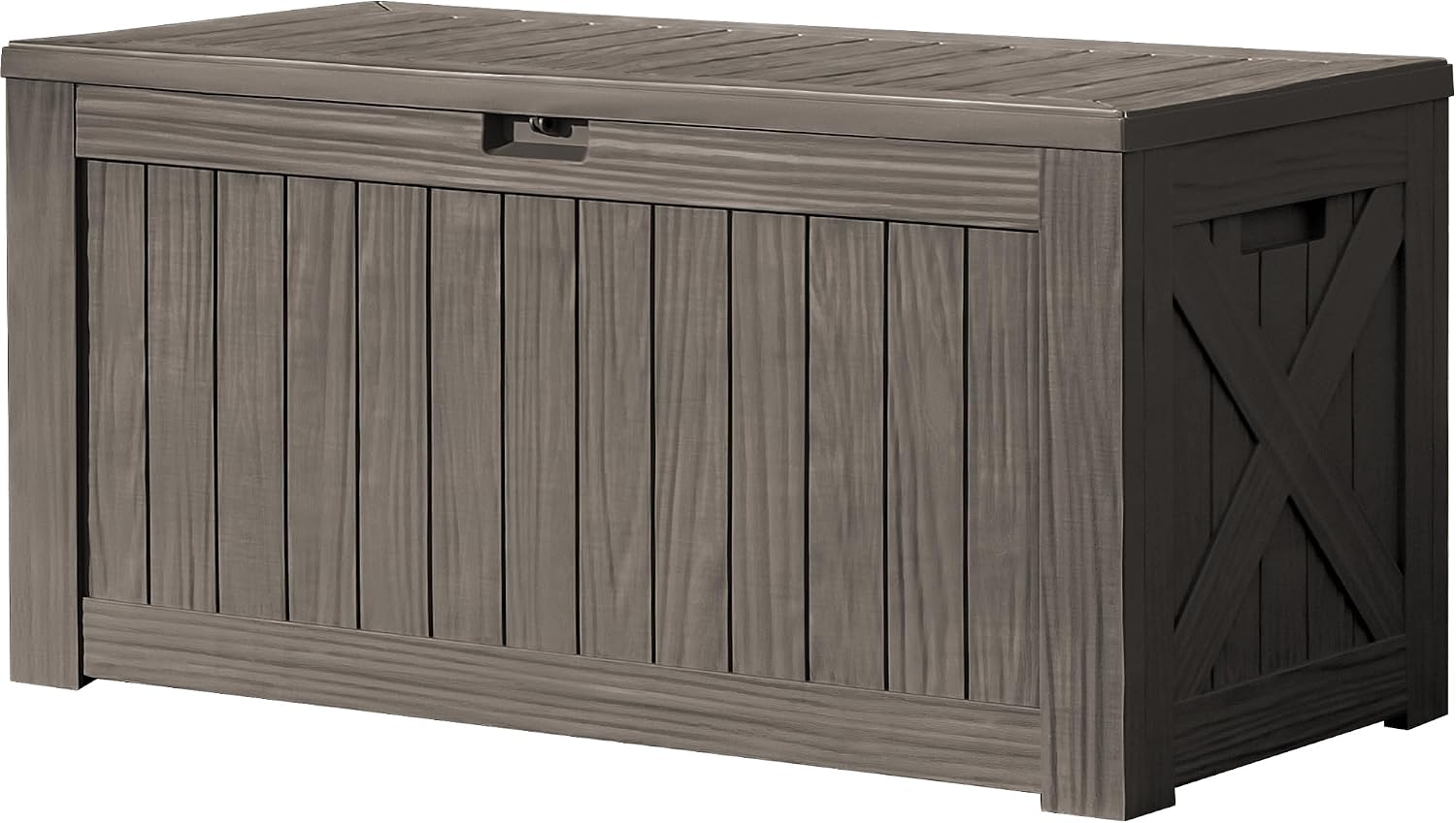Outdoor Furniture With Storage - 120 Gallonen Große Terrassenbox Outdoor-Aufbewahrungsschrank Wasserdichte