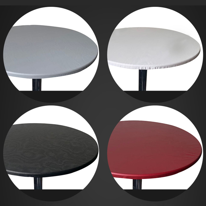 Outdoor Furniture Year Round - 2 Stück elastische, wasserdichte, runde Tischdecken