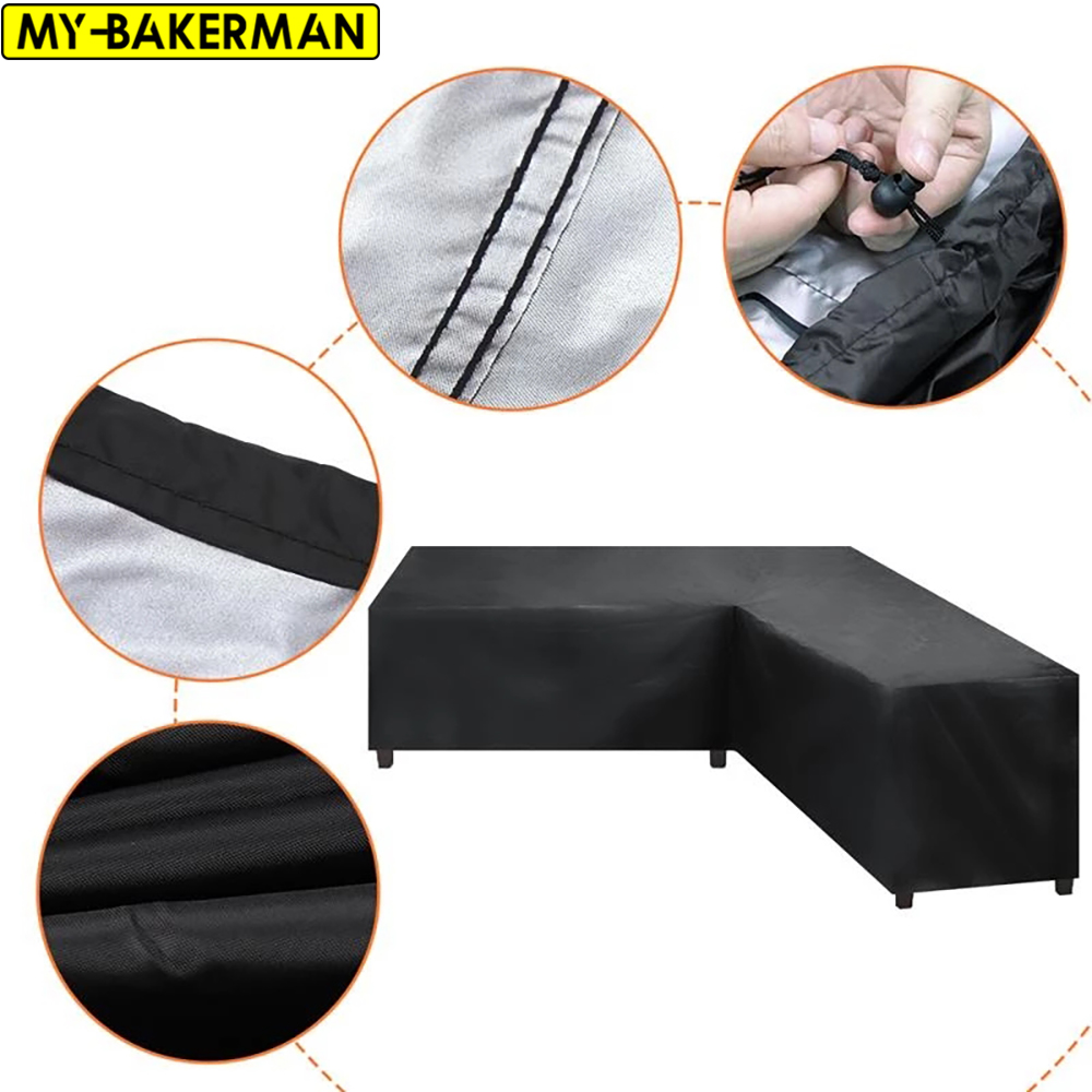 Outdoor Furniture Near Me - L-förmige Allzweckabdeckungen, Sofabezug, Rattan, Terrasse, Gartenmöbel,