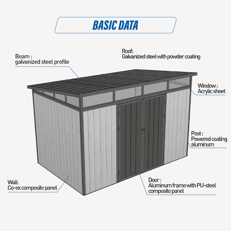 D2833 3M*3M Hochleistungs-Meta – Outdoor Furniture With Storage Bewertung und Preis
