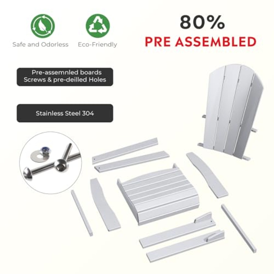 Outdoor HDPE Adirondack Feuers – Adirondack Chair Wood Bewertung und Preis