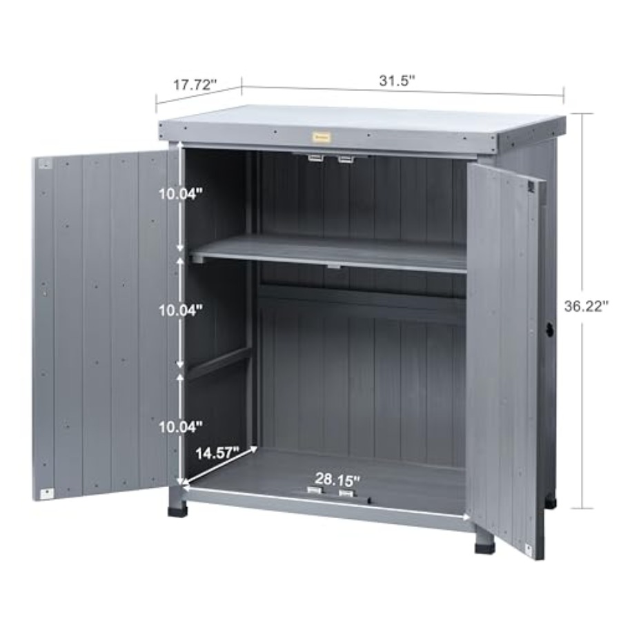 Wetterfeste Aufbewahrungsschrä – Garden Bench Metal Bewertung und Preis
