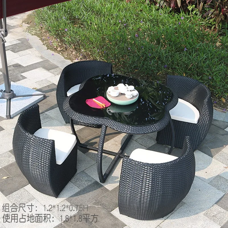 DSA Outdoor-Rattan-Tisch- und  – Outdoor Furniture Store Bewertung und Preis