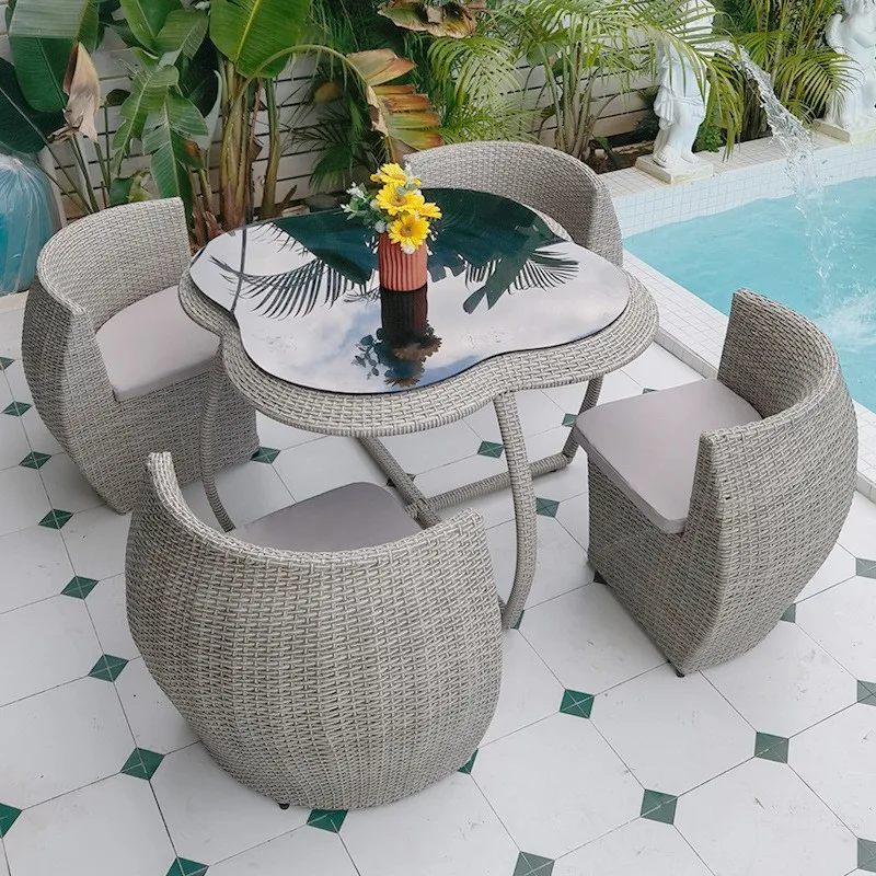 DSA Outdoor-Rattan-Tisch- und  – Outdoor Furniture Store Bewertung und Preis