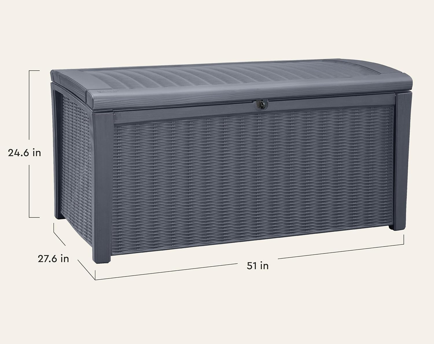 110 Gallonen Outdoor-Aufbewahr – Outdoor Furniture With Storage Bewertung und Preis