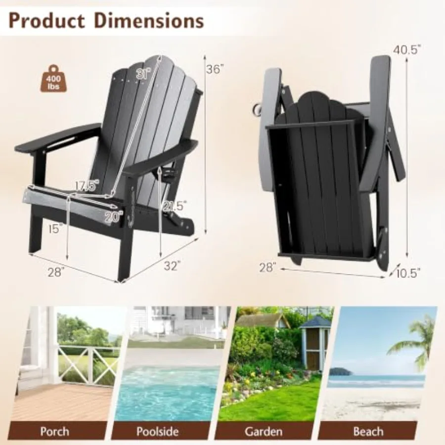 Klappbarer Adirondack-Stuhl fü – Adirondack Chair Wood Bewertung und Preis