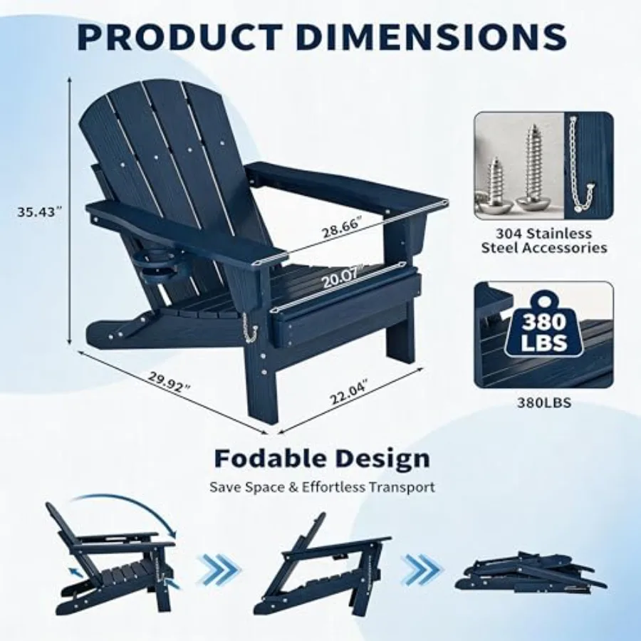 Klappbarer Adirondack-Stuhl –  – Adirondack Chair Wood Bewertung und Preis