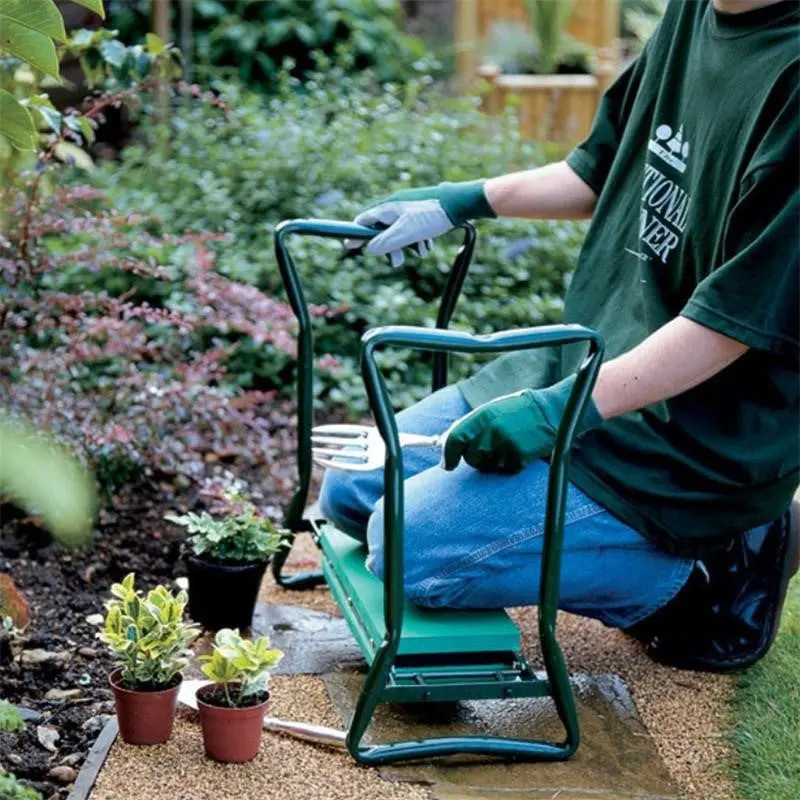 1 Stück Neuer Garten-Kniesitz, – Garden Bench Metal Bewertung und Preis