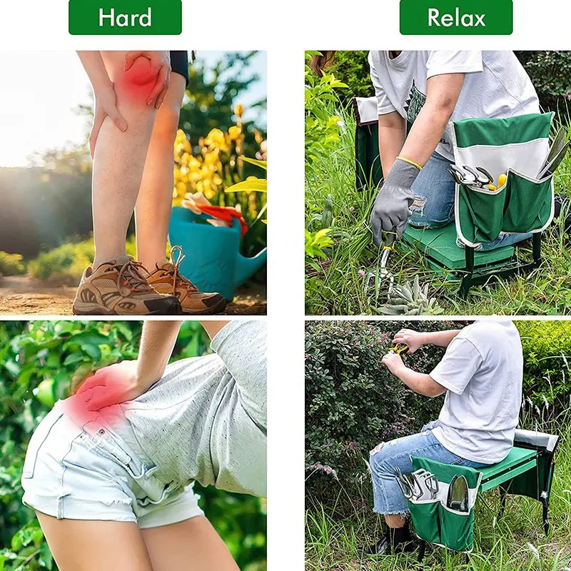 1 Stück Neuer Garten-Kniesitz, – Garden Bench Metal Bewertung und Preis