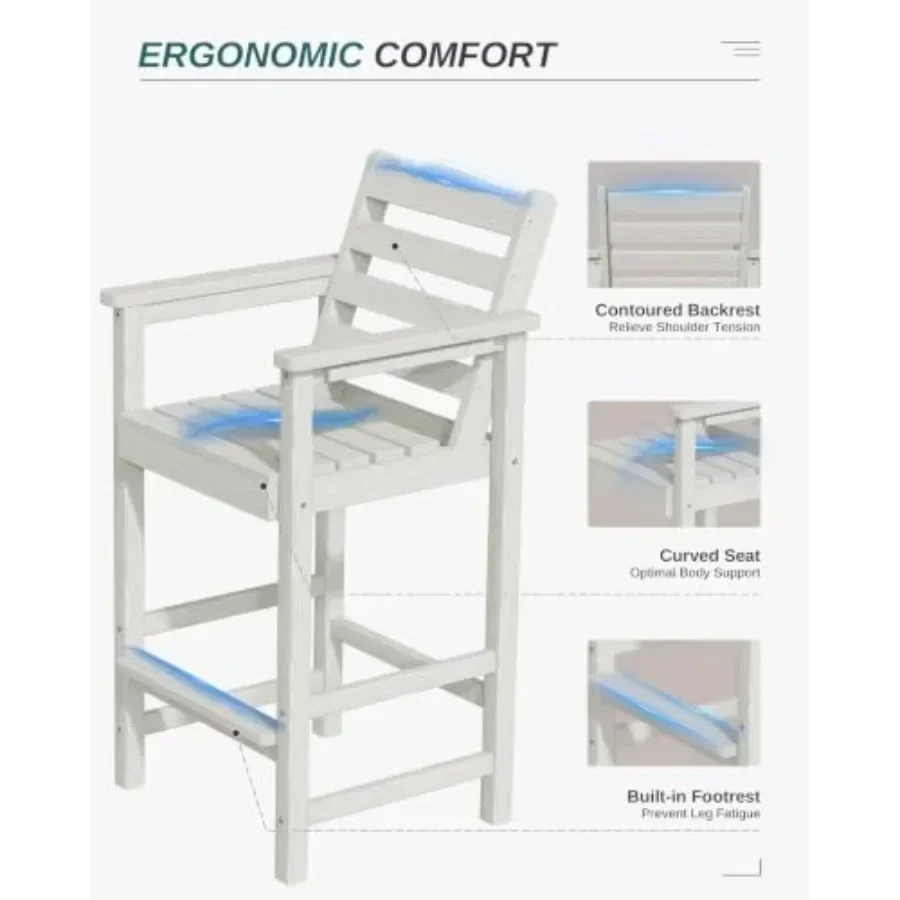 Hohe Barhocker im Adirondack-S – Adirondack Chair Wood Bewertung und Preis