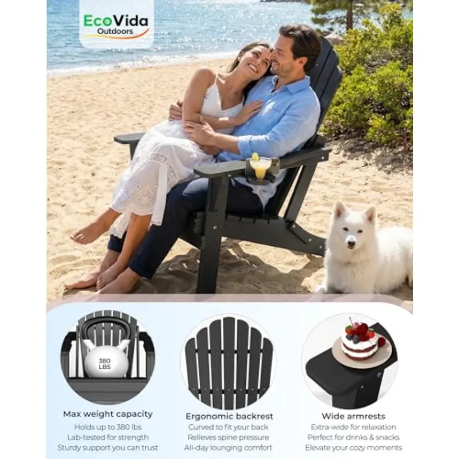 HDPE-Klappstuhl im Adirondack- – Adirondack Chair Wood Bewertung und Preis