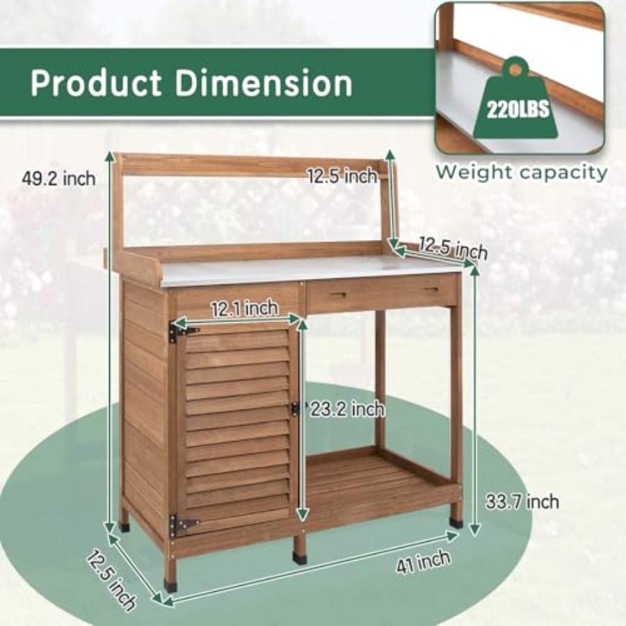 Gartentisch mit Aufbewahrungss – Garden Bench Metal Bewertung und Preis