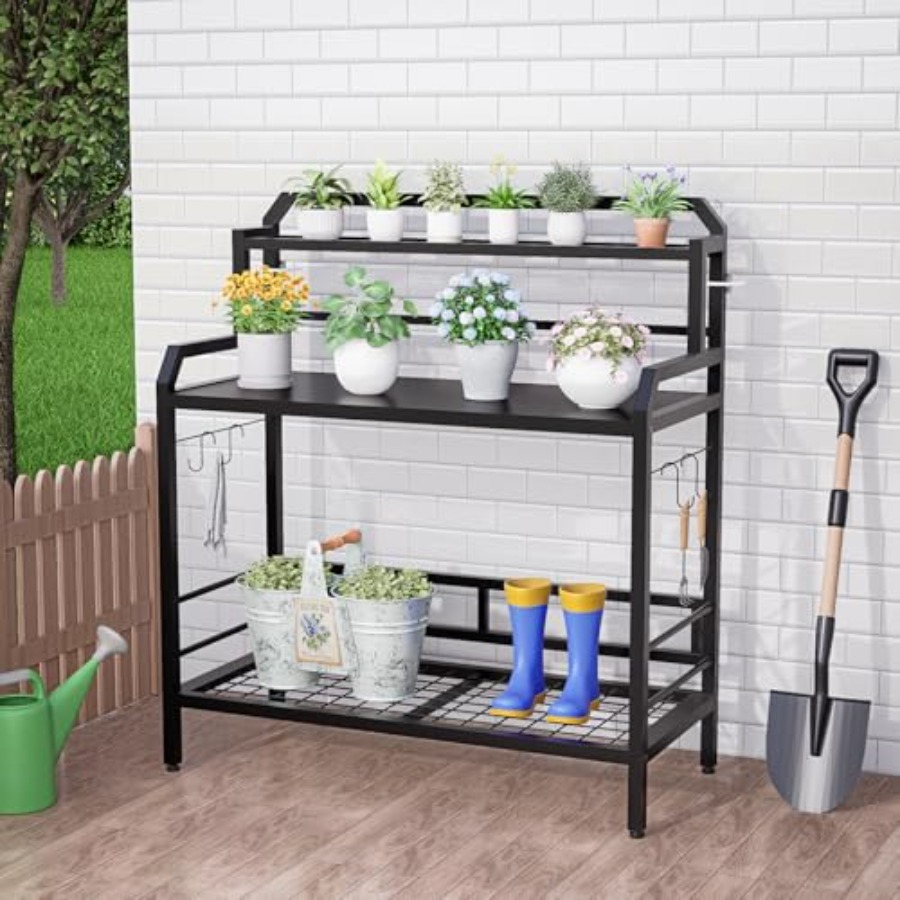 Outdoor-Metall-Pflanzentisch m – Garden Bench Metal Bewertung und Preis