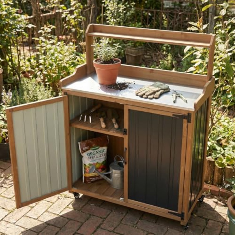 Outdoor-Pflanztisch mit Staura – Garden Bench Metal Bewertung und Preis