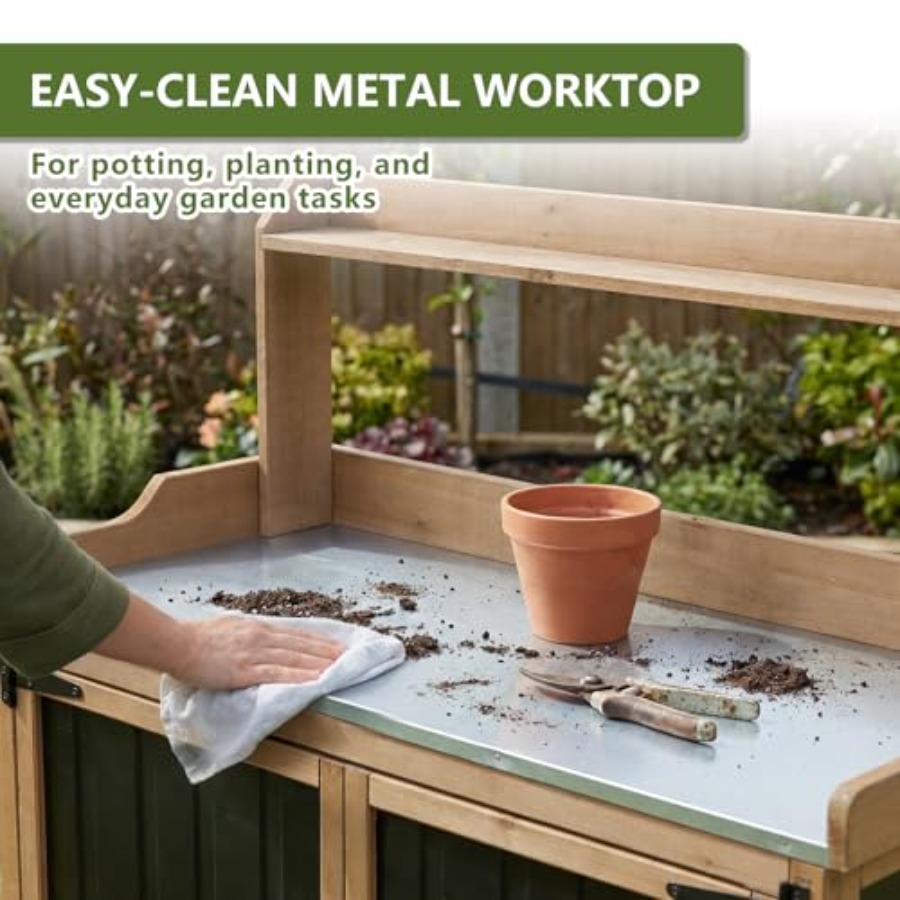 Outdoor-Pflanztisch mit Staura – Garden Bench Metal Bewertung und Preis