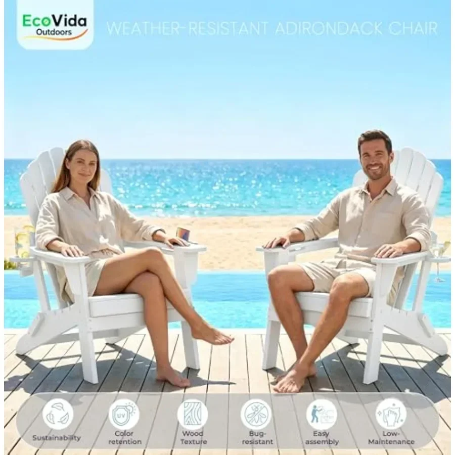 HDPE-Klappstuhl im Adirondack- – Adirondack Chair Wood Bewertung und Preis