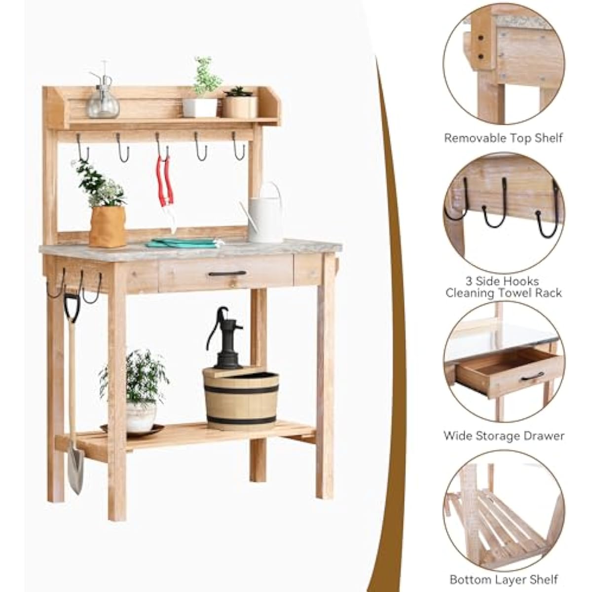 Gartentisch für den Außenberei – Garden Bench Metal Bewertung und Preis