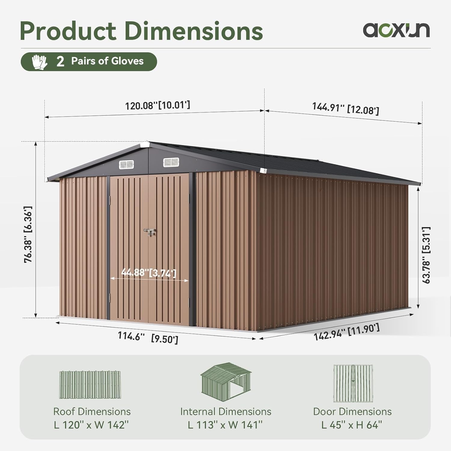12 x 10FT Outdoor-Lagerschuppe – Outdoor Furniture With Storage Bewertung und Preis
