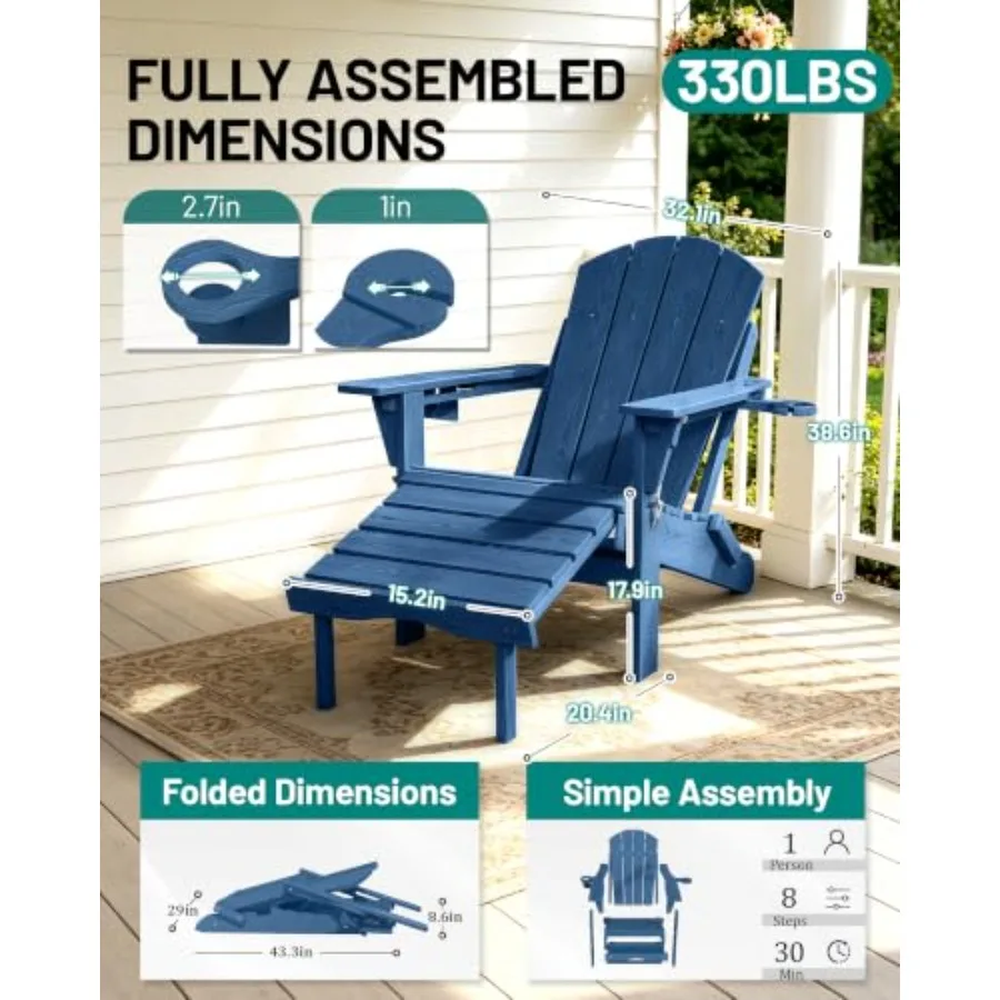 Zweisitzer-Adirondack-Stuhl-Se – Adirondack Chair Wood Bewertung und Preis