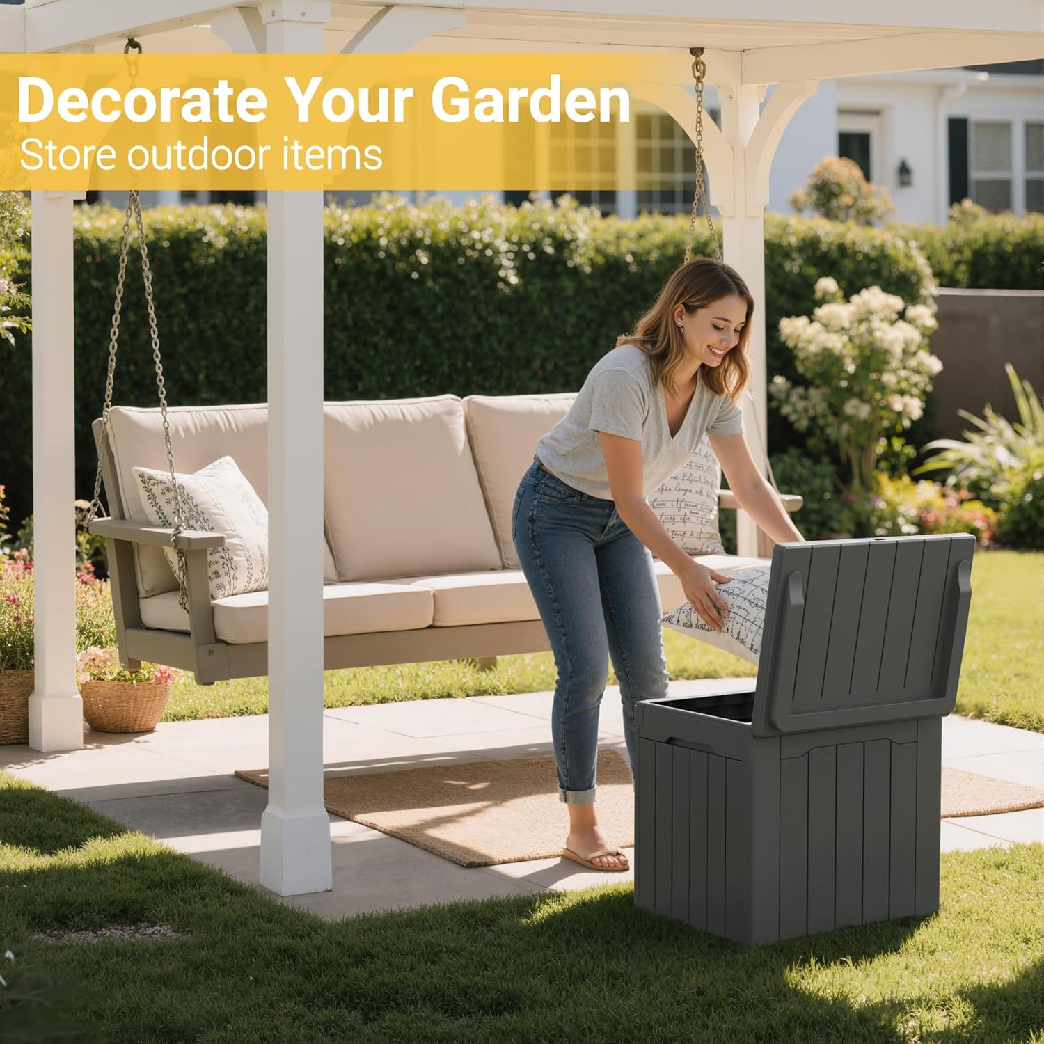 31-Gallonen Outdoor-Aufbewahru – Outdoor Furniture With Storage Bewertung und Preis